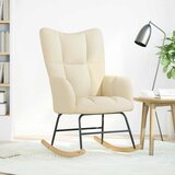  Stolica za ljuljanje od tkanine krem | shoptok.hr