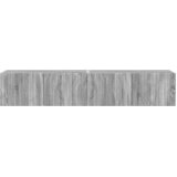TV zidni ormar Zidne 2 pcs Siva Sonoma 78,5 x 31 x 29,5 cm | Eponuda.com
