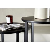 Venture Home Lawton klub stolić ⌀50 cm, crni | shoptok.hr
