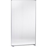 magnetoplan Predelna stena, z matirano polikarbonatno šipo, VxŠxG 1800 x 1000 x 350 mm | Shoptok.si