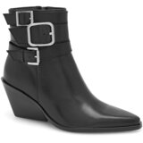 Eva Minge Škornji CAREI-110433 Črna | Shoptok.si
