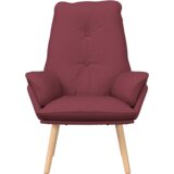 vidaXL Opustajuća Stolica Vino Crvena Tkanina | shoptok.hr