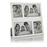 Okvir za sliko 21,8x21,8cm / 4-delni / bel / aluminij, (5000198034)
