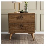 Hanah home Noćni ormarić Versa 52x55.1x45cm Orah | Eponuda.ba