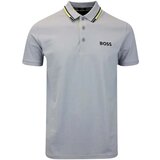 Boss Paddy Pro Polo Shirt Dark Grey/Yellow Siva Cijene