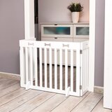 Trixie drvena barijera za pse, 3-delna, 82–124 cm, bela | ePonuda.com
