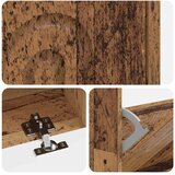  Ormar za cipele ALKMAAR 78 x 24 x 103 cm Konstruirano drvo - Staro drvo | shoptok.hr