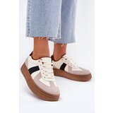 Boto Women's Platform Sneakers Beige Dovina | Shoptok.si