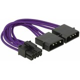 Delock adapter dc 2x molex m - 8pin za grafične kartice pci-express 0,15m 83705 | Shoptok.si