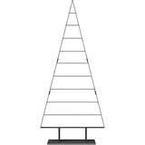 vidaXL Kovinsko božično drevesce z stojalom Črna 210 cm Jeklo | Shoptok.si
