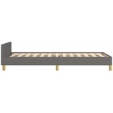  Okvir za krevet bez madraca tamnosivi 90x200 cm od tkanine | shoptok.hr