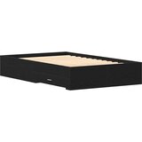  Krevetna konstrukcija Crni hrast 120 x 200 cm Konstruirano drvo | shoptok.hr