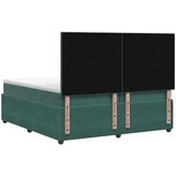  Boxspring krevet s madracem Tamnozelena 200 x 200 cm Baršun | shoptok.hr