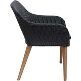  3-dijelni vrtni blagovaonski set crni | shoptok.hr