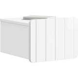  Stenski nočni omarici Bela visok sijaj 33 x 34,5 x 24 cm, (5000209632) | Shoptok.si