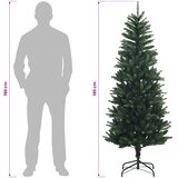  Artificial Hinged Christmas Tree 180 cm PE i PVC Zelena Slike
