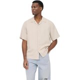 Only & Sons Srajce s kratkimi rokavi Onsperu Ss Reg Tencel Shirt Noos 22036397 Bež Cene