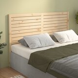  Uzglavlje za krevet 126 x 4 x 100 cm od masivne borovine | shoptok.hr