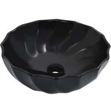  Umivalnik 46x17 cm keramičen črn Cene