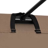  Kreveti za kampiranje 2kom 180x60x19cm tkanina/čelik smeđe-sivi | Eponuda.ba