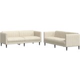vidaXL 2-dijelni set sofa krem od tkanine | shoptok.hr