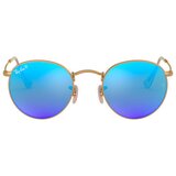 Ray-ban Round Metal Flash Lenses RB3447 112/4L Polarized L (50) Zlata/Modra | Shoptok.si