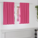 vidaXL Zavjese sa zavjesama 2 pcs Svijetla roza Poliester | shoptok.hr
