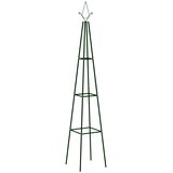  Vrtni stalci za penjačice 2kom tamnozeleni 35x35x195 cm željezo | Eponuda.ba
