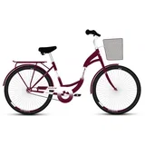 Bicikl GALAXY DESTINY 28"/6 cherry/bela