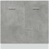 Ormarić za sudoper "Lyon" Betonsko sivi 80x46x81,5 cm Konstruirano drvo | Eponuda.com