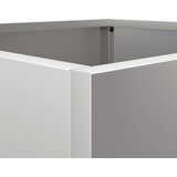  Sadilice 2 kom srebrne 32 x 30 x 29 cm od pocinčanog čelika | shoptok.hr