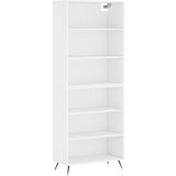  The Living Store Visoka komoda bela 69,5x32,5x180 cm inženirski les - Visoka Omarica, (21450327) | Shoptok.si