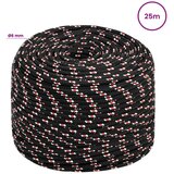  Višenamjensko pomoćno uže 6 mm 25 m Crna i crvena PP - Crna i crvena 6 mm 25 m | shoptok.hr
