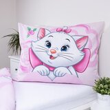 Jerry Fabrics Ružičasta pamučna dječja posteljina za krevet za jednu osobu 140x200 cm Marie Cat "Pink" – | shoptok.hr