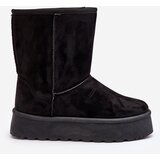 Boto PS1 Women's Snow Boots Insulated with Fur Black Abrams | Shoptok.si