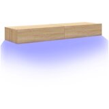 TV ormarići s LED svjetlima 2 kom boja hrasta 60 x 35 x 15,5 cm | shoptok.hr