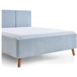 Meise Möbel Svijetlo plavi tapecirani bračni krevet s podnicom 140x200 cm Piano – | shoptok.hr