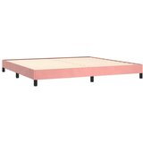 vidaXL Posteljni okvir roza 200x200 cm žamet | Shoptok.si