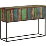 vidaXL Konzolna miza 110x30x75 cm trden predelan les in železo, (21242713) Cene