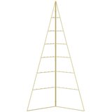  Metalna božićna jelka KUOPIO 140 cm Čelik Zlatno Slike
