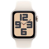 Apple pametna ura watch SE2 v3 gps 40mm starlight aluminium case - starlight sport band - s/m (mxef3qh/a) | Shoptok.si