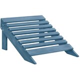  Vrtni dvosjed Adirondack od jelovine s otomanom plavi | shoptok.hr