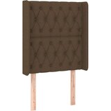  Box spring postelja z vzmetnico LED temno rjava 80x200 cm blago, (20999254) | Shoptok.si