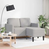 SOFA 2-sjed s ležaljkom u obliku slova L oblak siva 125 cm | Eponuda.com