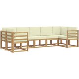 Set vanjskih sofa 7 kom. Bijela i krem | Eponuda.ba