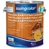 SWINGCOLOR Obstojna zaščitna lazura (barva: bor; 4 l) | Shoptok.si