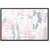  Slika - Cat Matters (1 Part) Wide - Secondt Variant 90x60 U crnom drvenom okviru | shoptok.hr