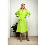 Dewberry 89762 Waterproof Windproof Womens Raincoat-PEANUT GREEN Cijene