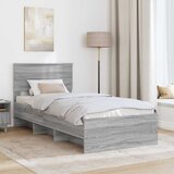  Krevetna konstrukcija Siva Sonoma 80 x 200 cm Konstruirano drvo | shoptok.hr