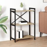 vidaXL Knjižna omara sonoma hrast 60 x 30 x 83 cm Konstruiran les | Shoptok.si